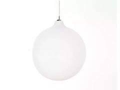Danish mid-century modern pendant light in opal model Wohlert Ø 30 cm