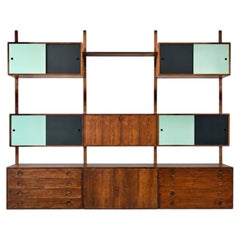 Mid century modern scandinavian wall system
