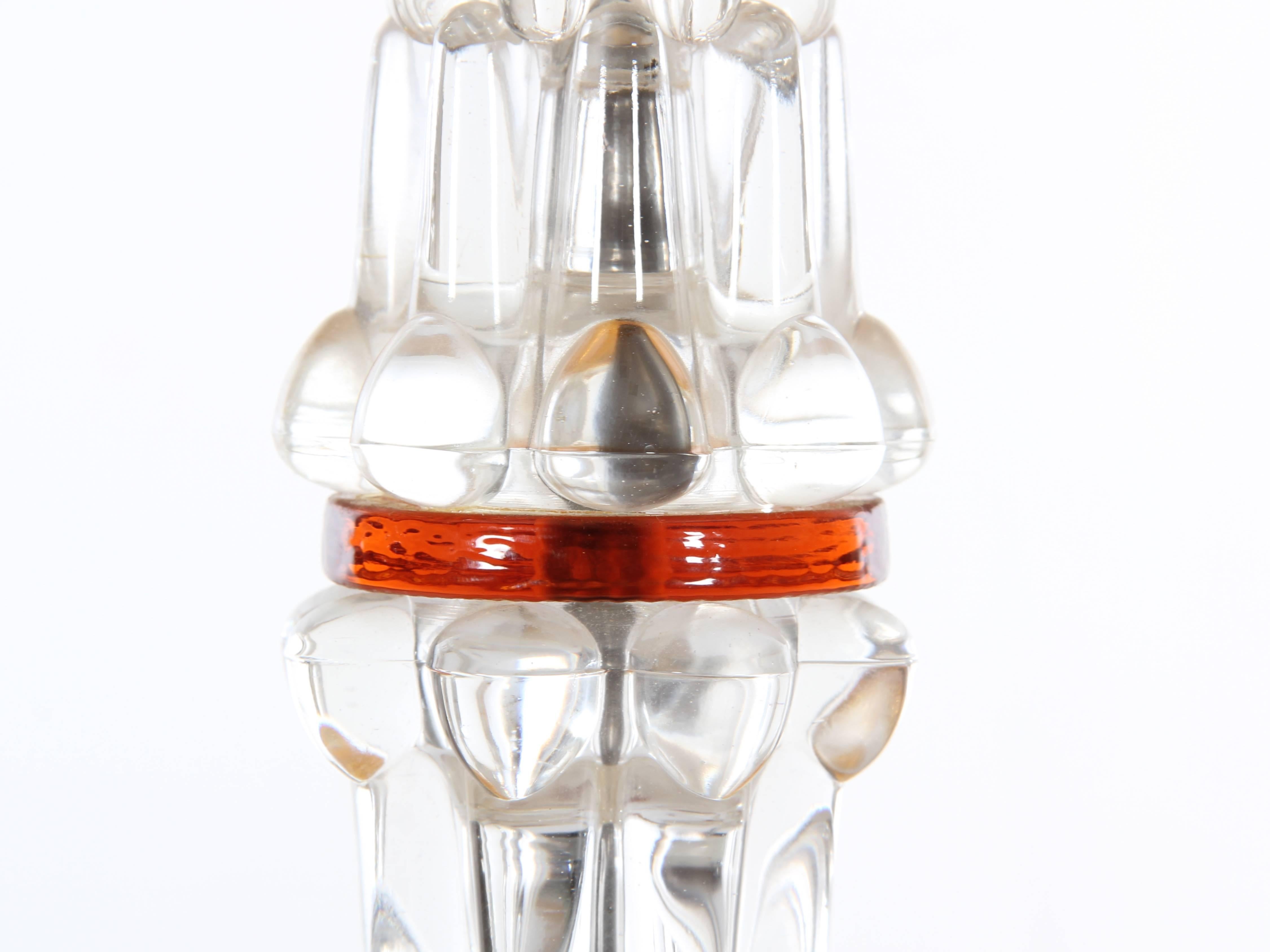 Stacked Crystal Floor Lamp by Carl Fagerlund for Orrefors In Excellent Condition In Courbevoie, FR