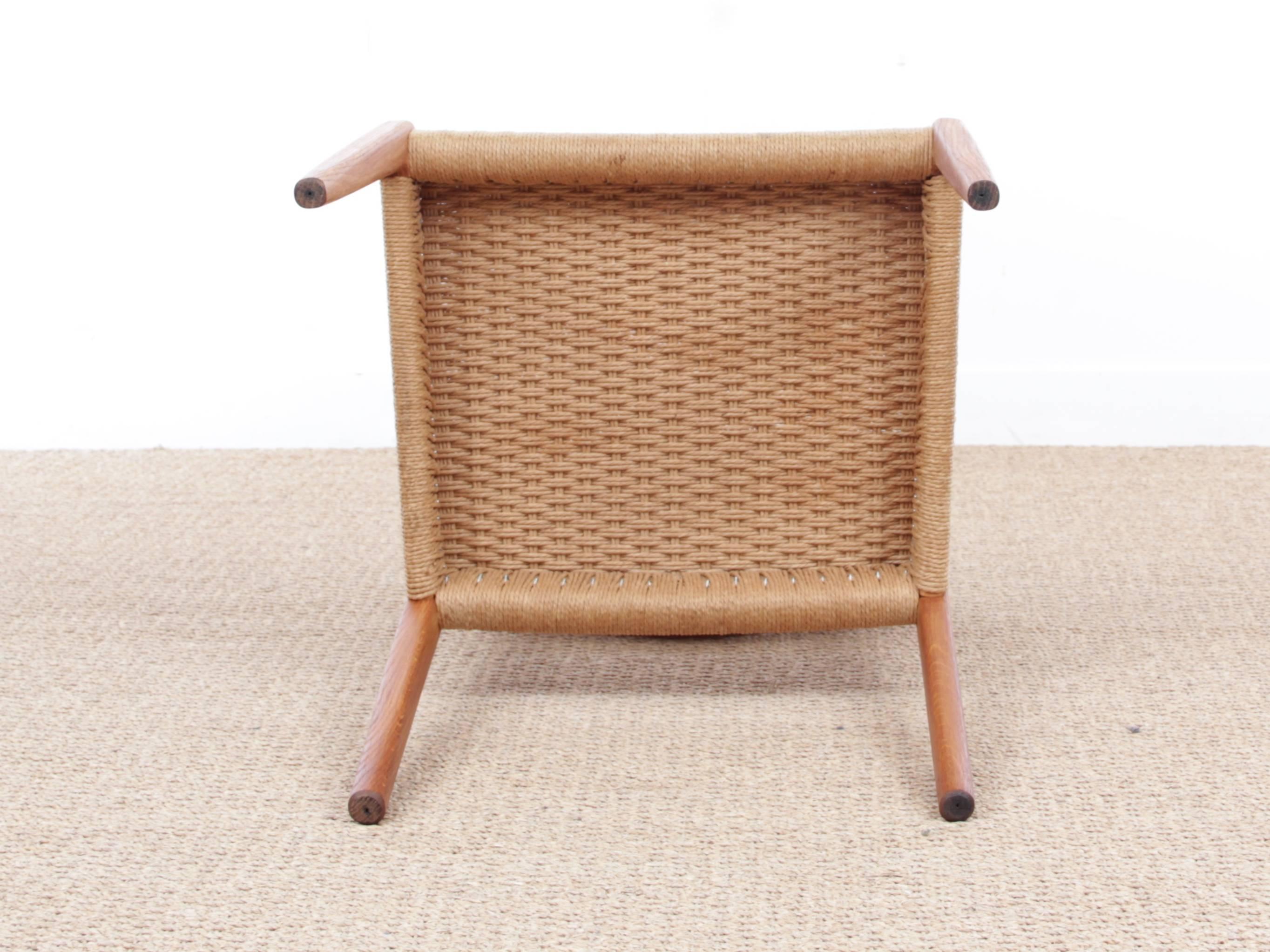 Mid-Century Modern Danish Chair in Oak Model 71 by Niels O. Møller 5