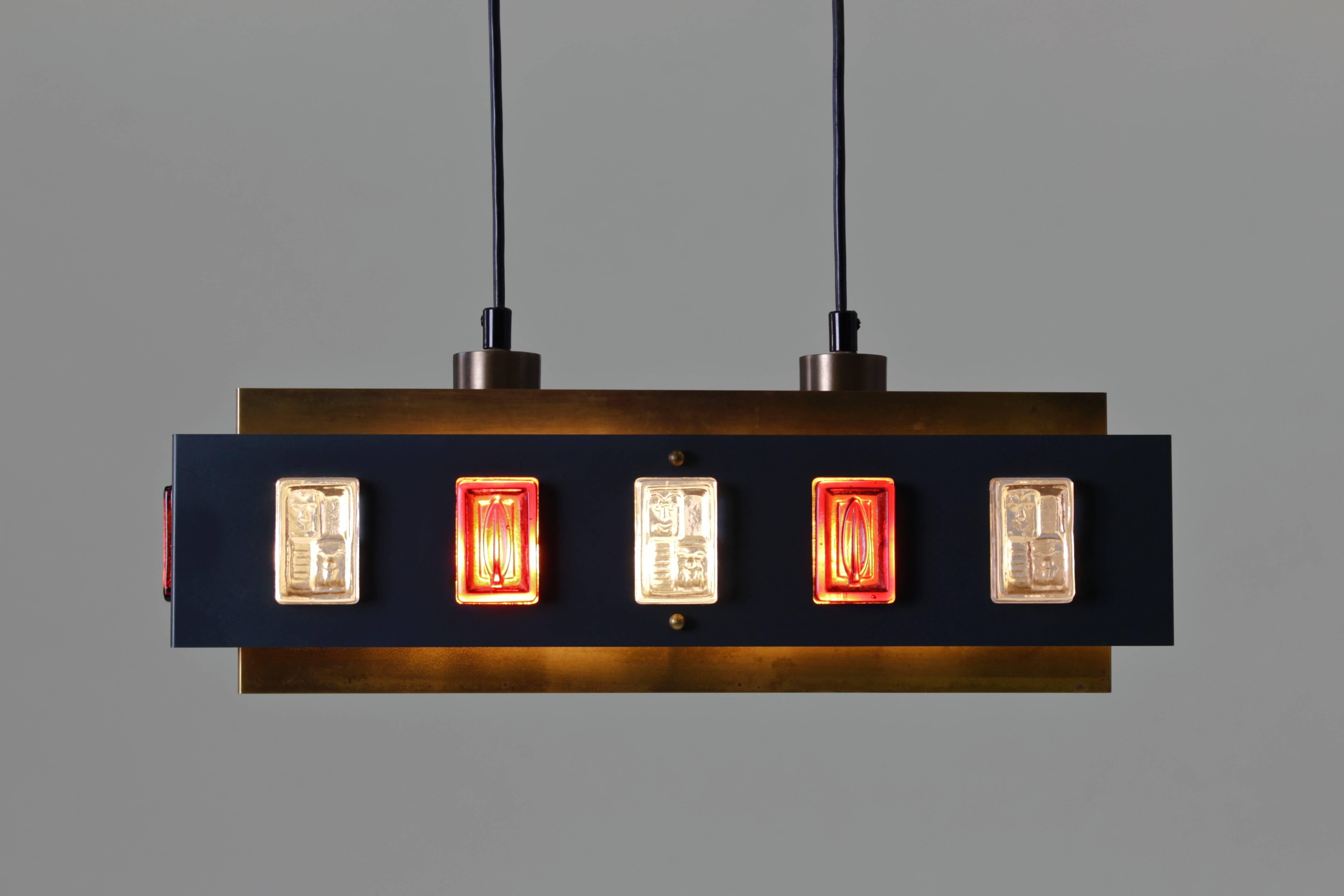 20th Century Swedish Ceiling Light by Einar Bäckström and Erik Höglund