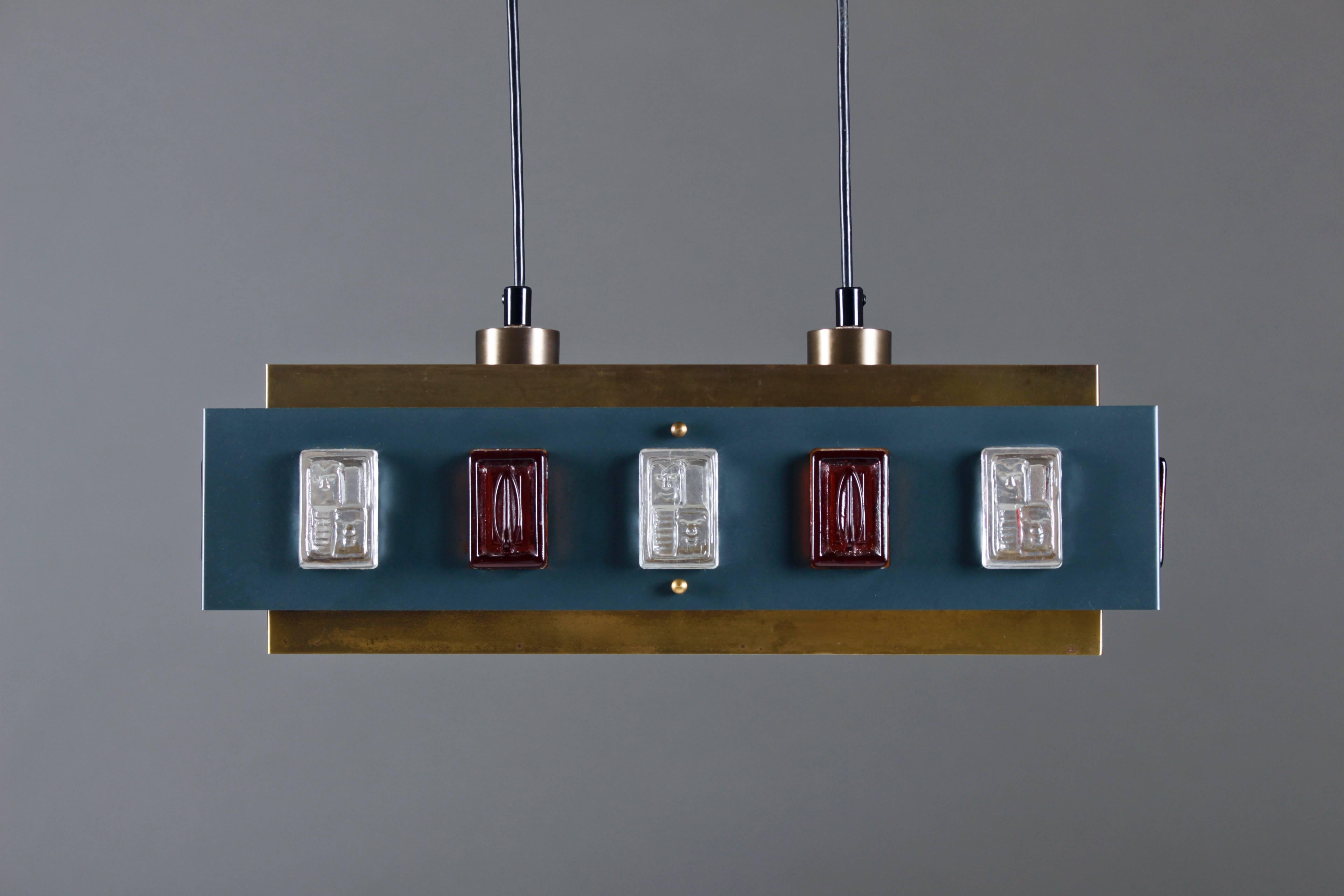 Swedish Ceiling Light by Einar Bäckström and Erik Höglund In Good Condition In Karlstad, SE