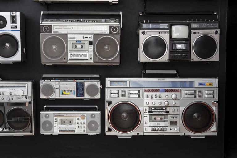 Unique Vintage Boombox Collection from the 1980s For Sale 1