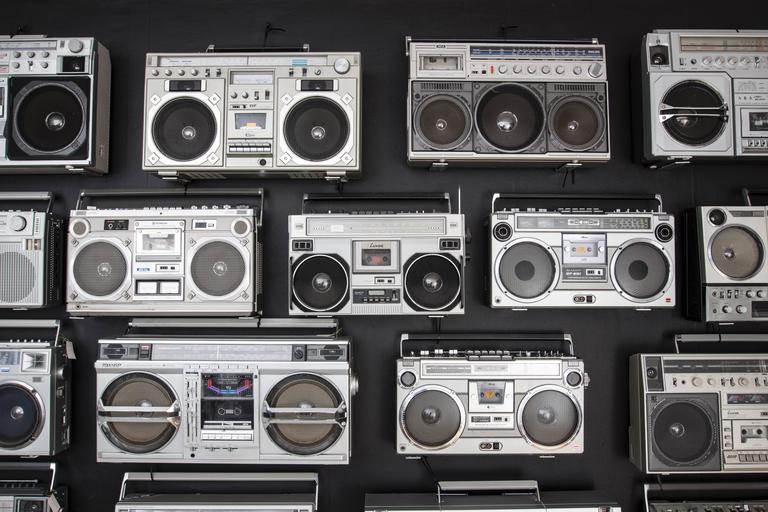 Unique Vintage Boombox Collection from the 1980s For Sale 3
