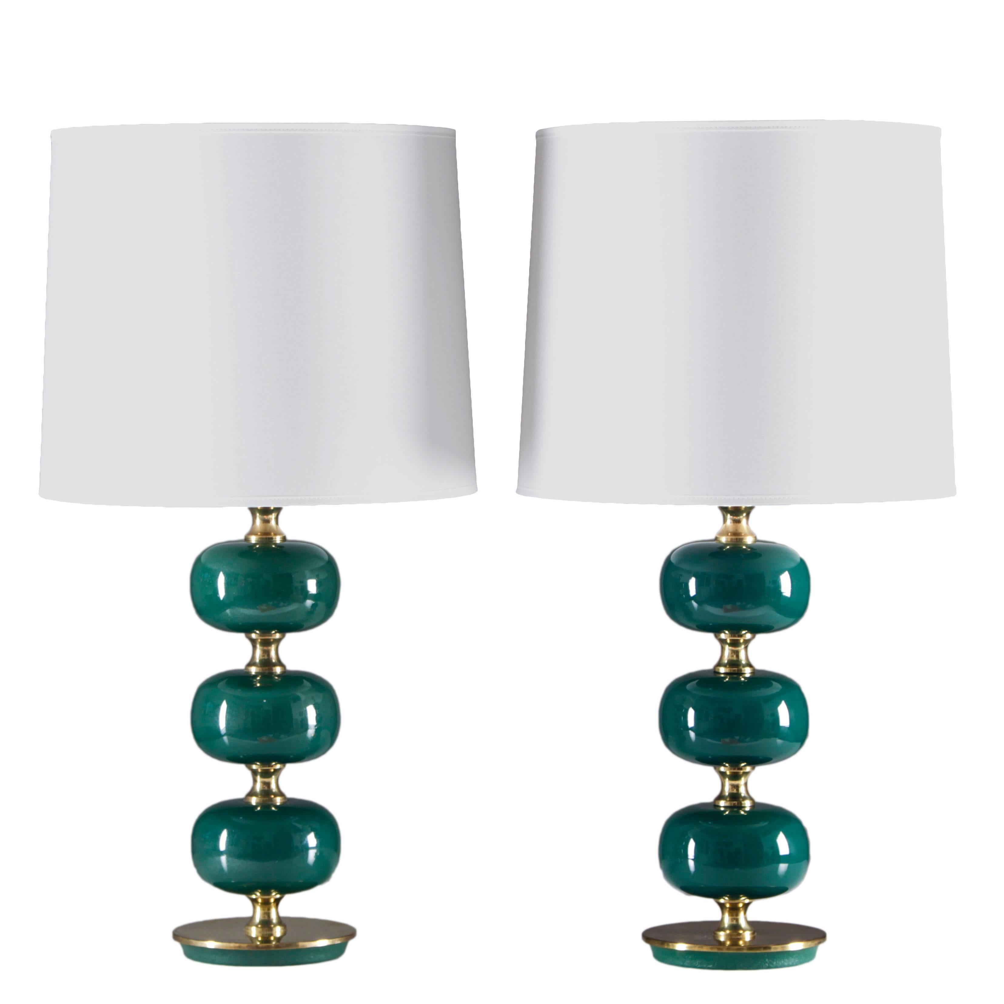 Pair of Swedish Table Lamps by Stilarmatur Tranås