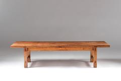 Swedish Mid Century Bench or Side Table in Oak by Hugo Svensson