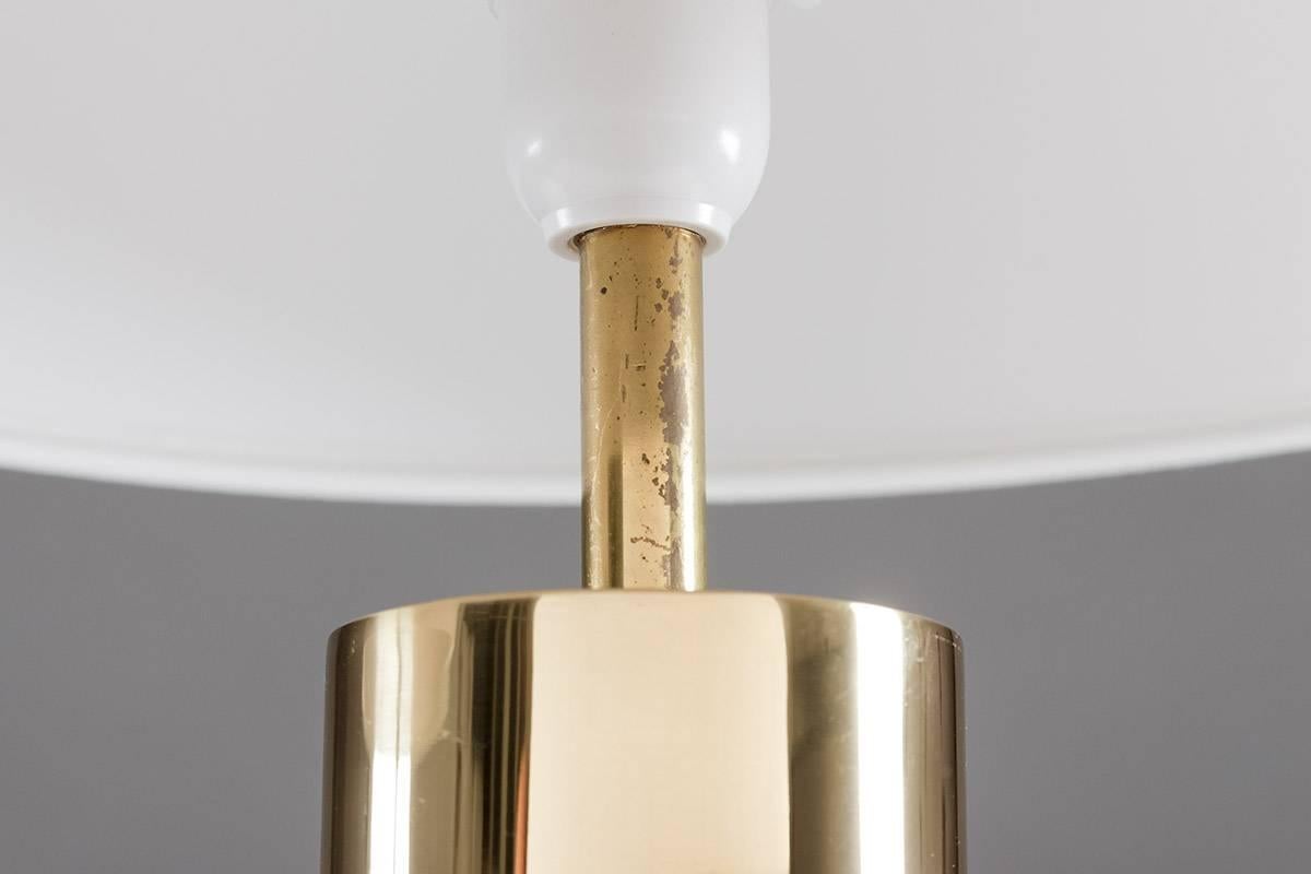 Mid-Century Modern Pair of Table Lamps in Brass by Bergboms