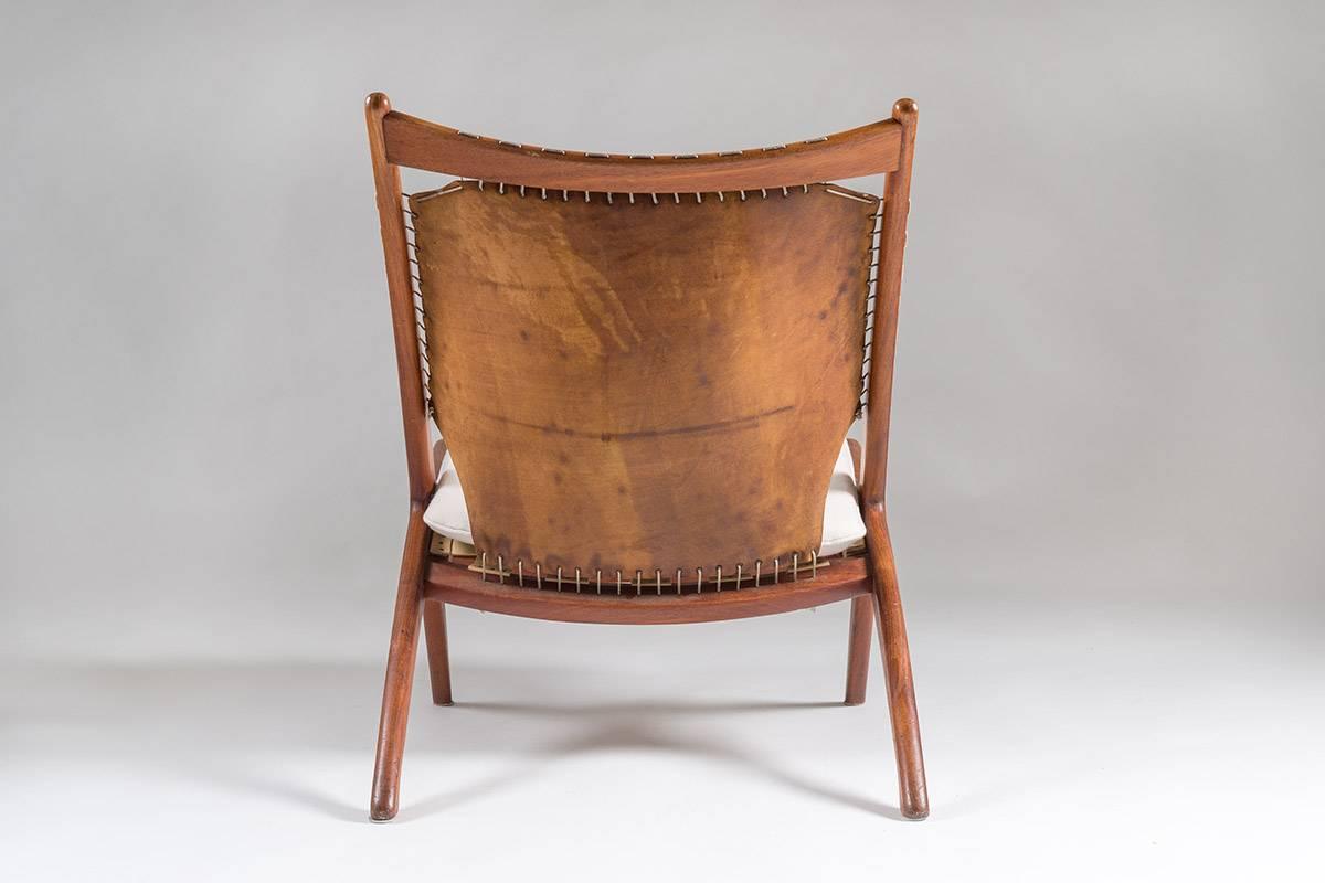 Mid-Century Modern Scandinavian Lounge Chair Krysset 