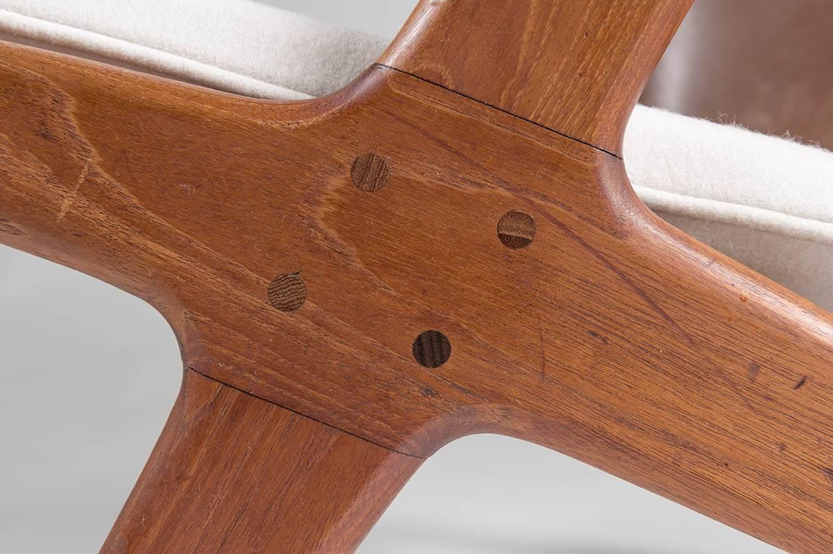 20th Century Scandinavian Lounge Chair Krysset 