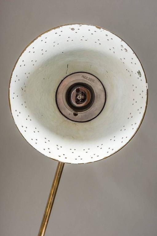 20th Century Scandinavian Desk Lamp in Brass by Ab E. Hansson & Co, 1940s For Sale