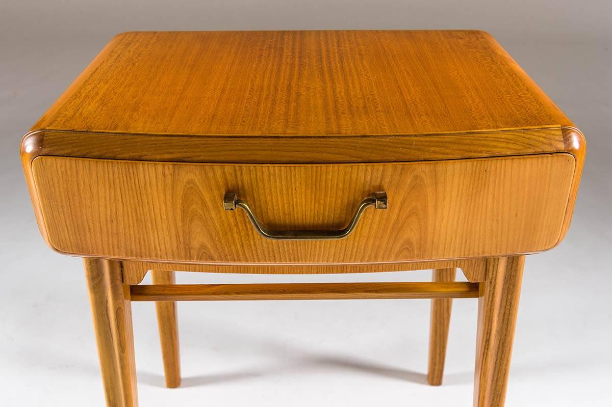 Swedish Scandinavian Mid-Century Bedside Tables by Axel Larsson for Bodafors, 1940s