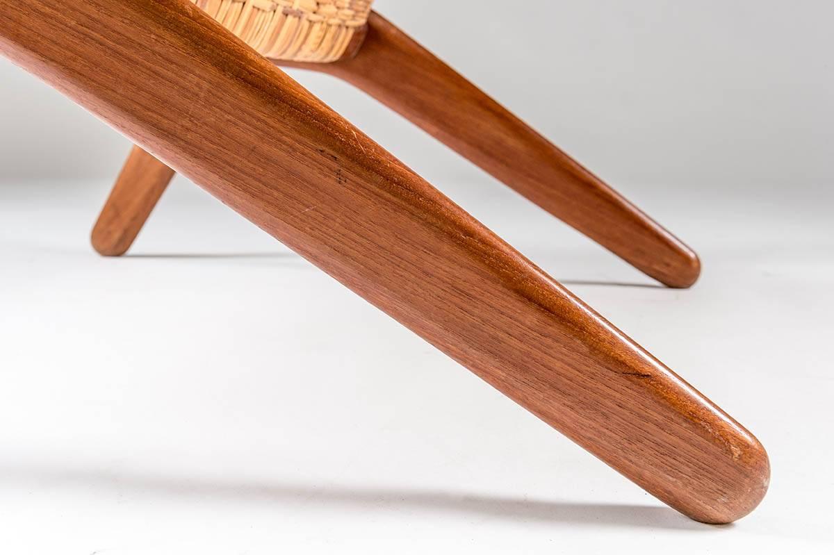 Rotin Paire de fauteuils danois par Arne Hovmand-Olsen:: modèle 300