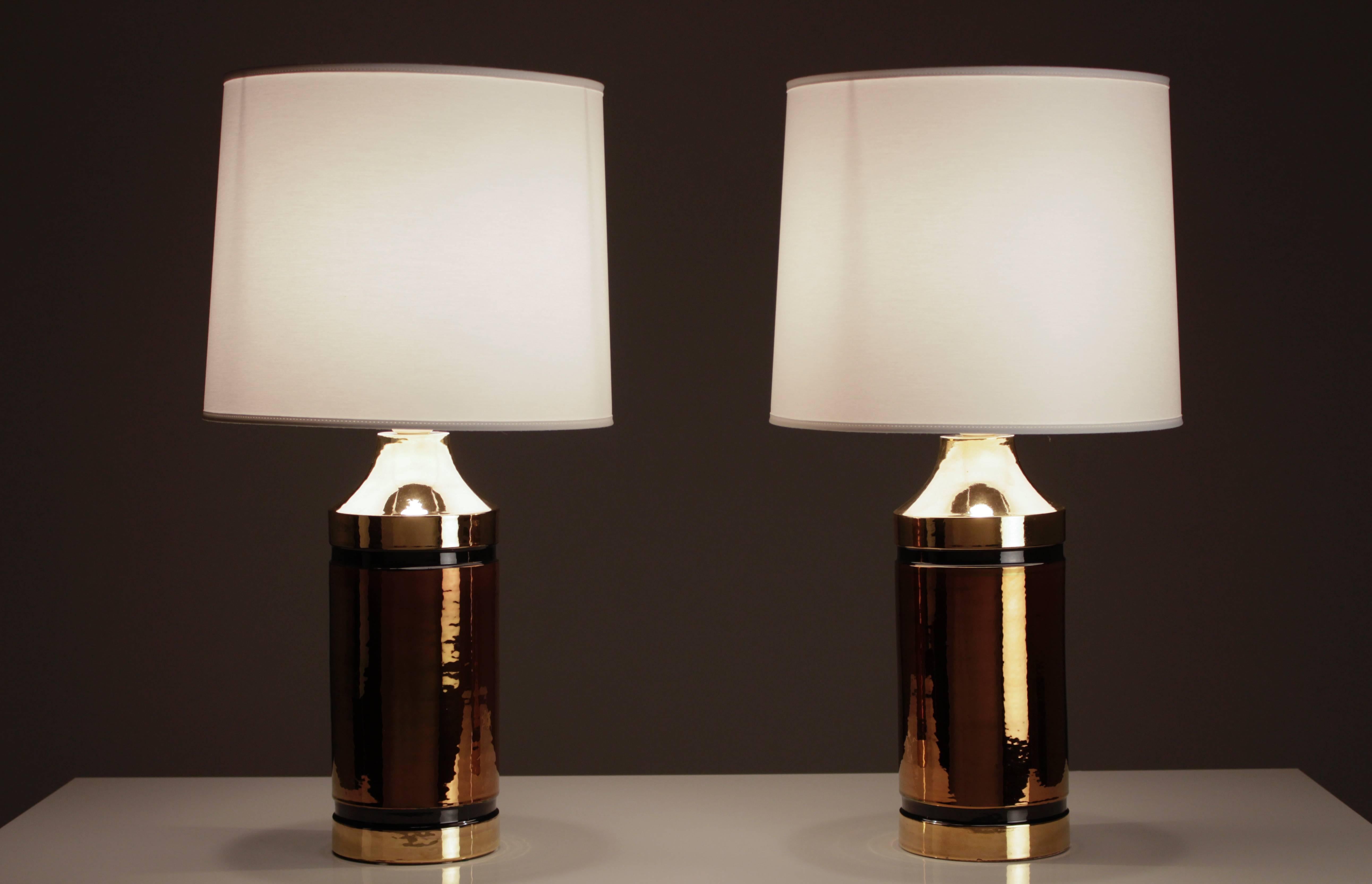 Pair of Table Lamps by Bitossi For Sale 2