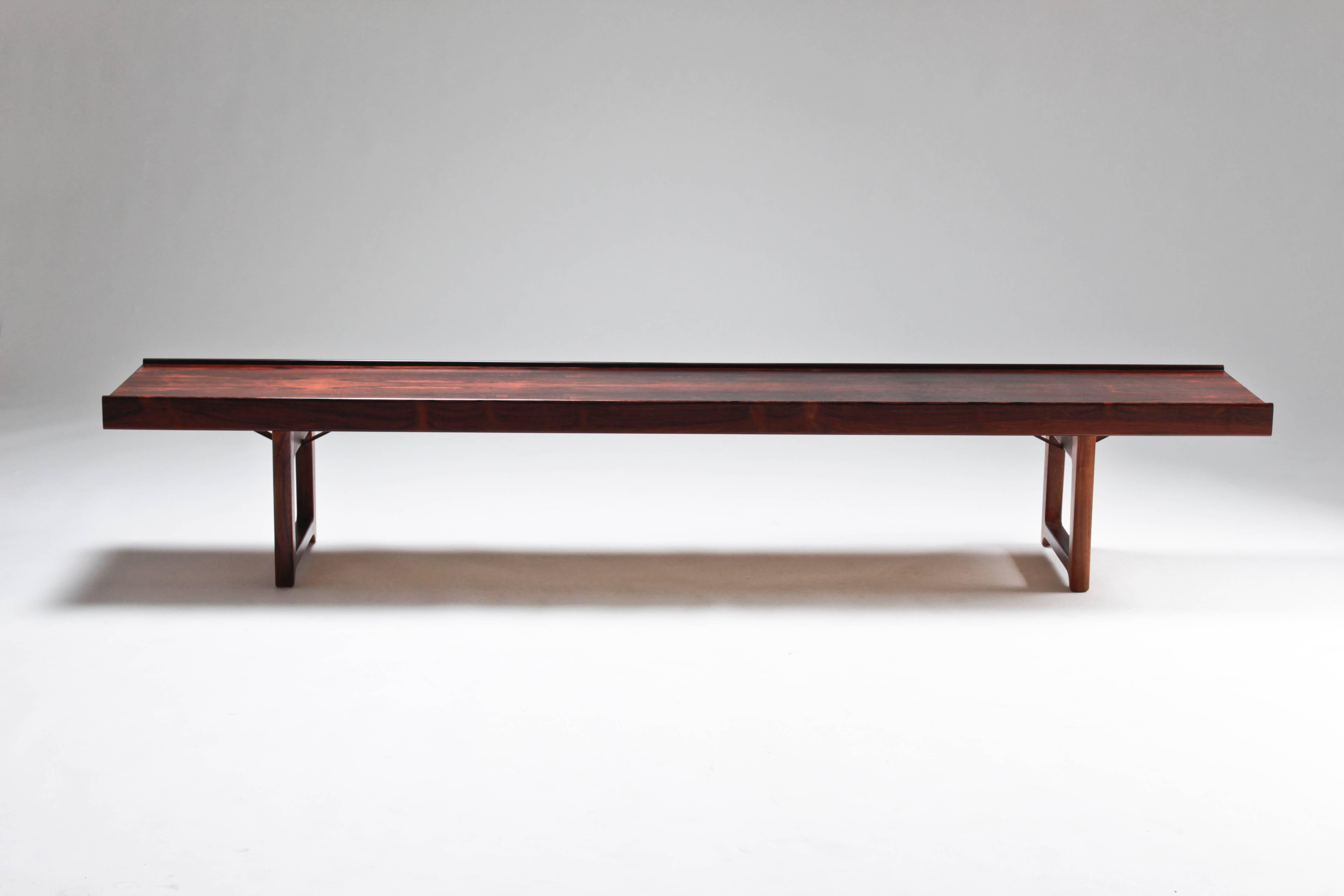 Mid-Century Modern Krobo Bench by Torbjørn Afdal