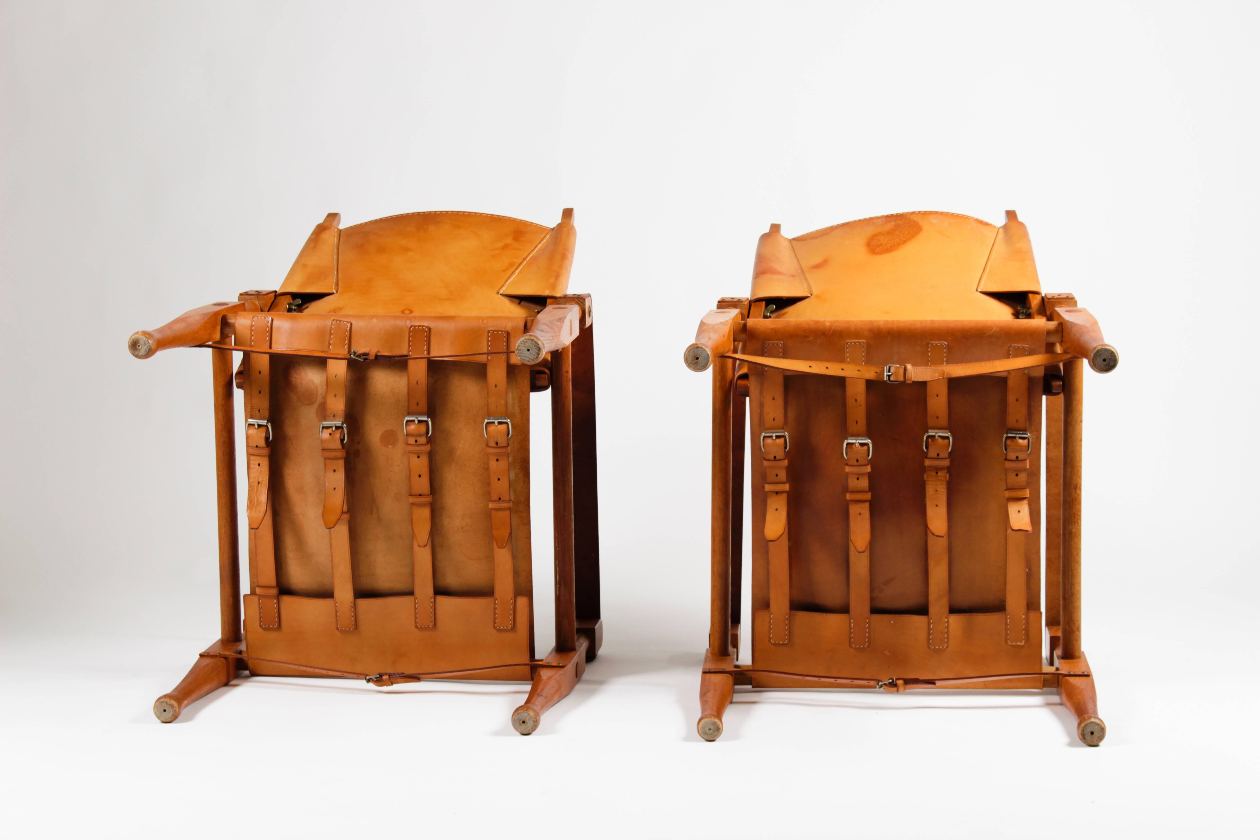 20th Century Pair of Safari Chairs by Wilhelm Kienzle