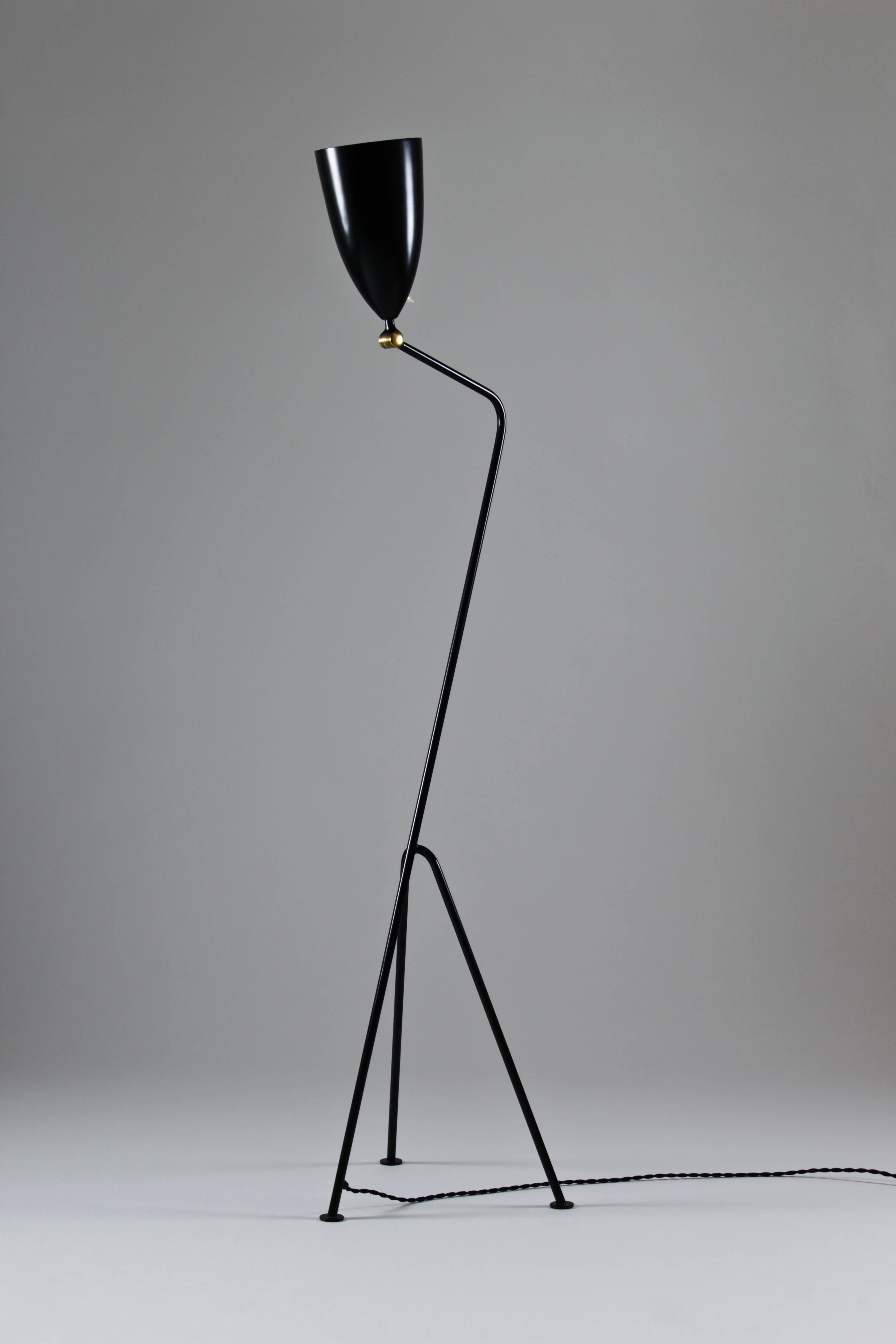 Swedish Grasshopper Floor Lamp by Greta Grossman for Bergboms