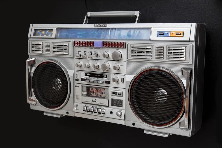 Unique Vintage Boombox Collection from the 1980s For Sale 4
