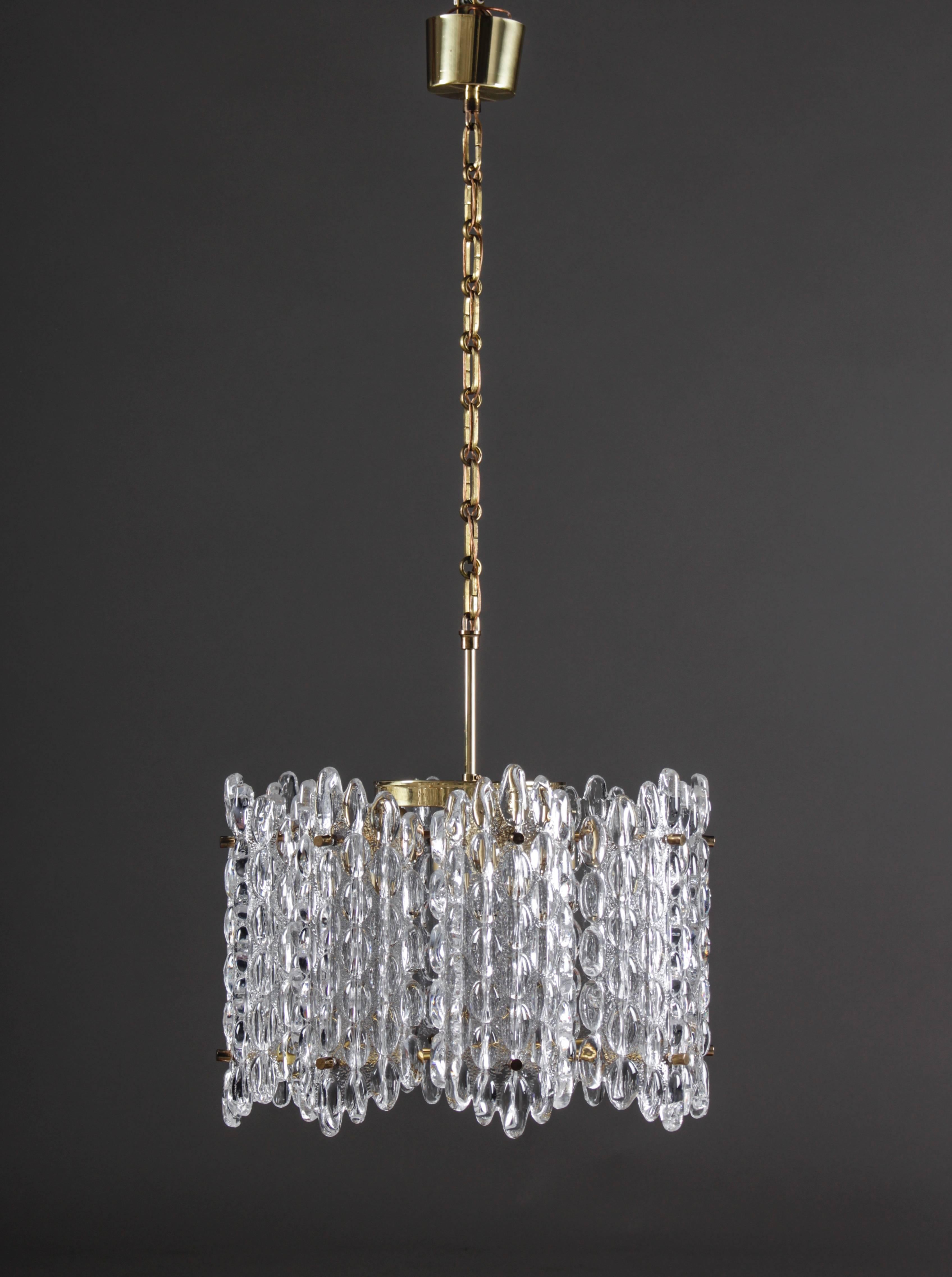 Mid-Century Modern Chandeliers by Carl Fagerlund for Orrefors