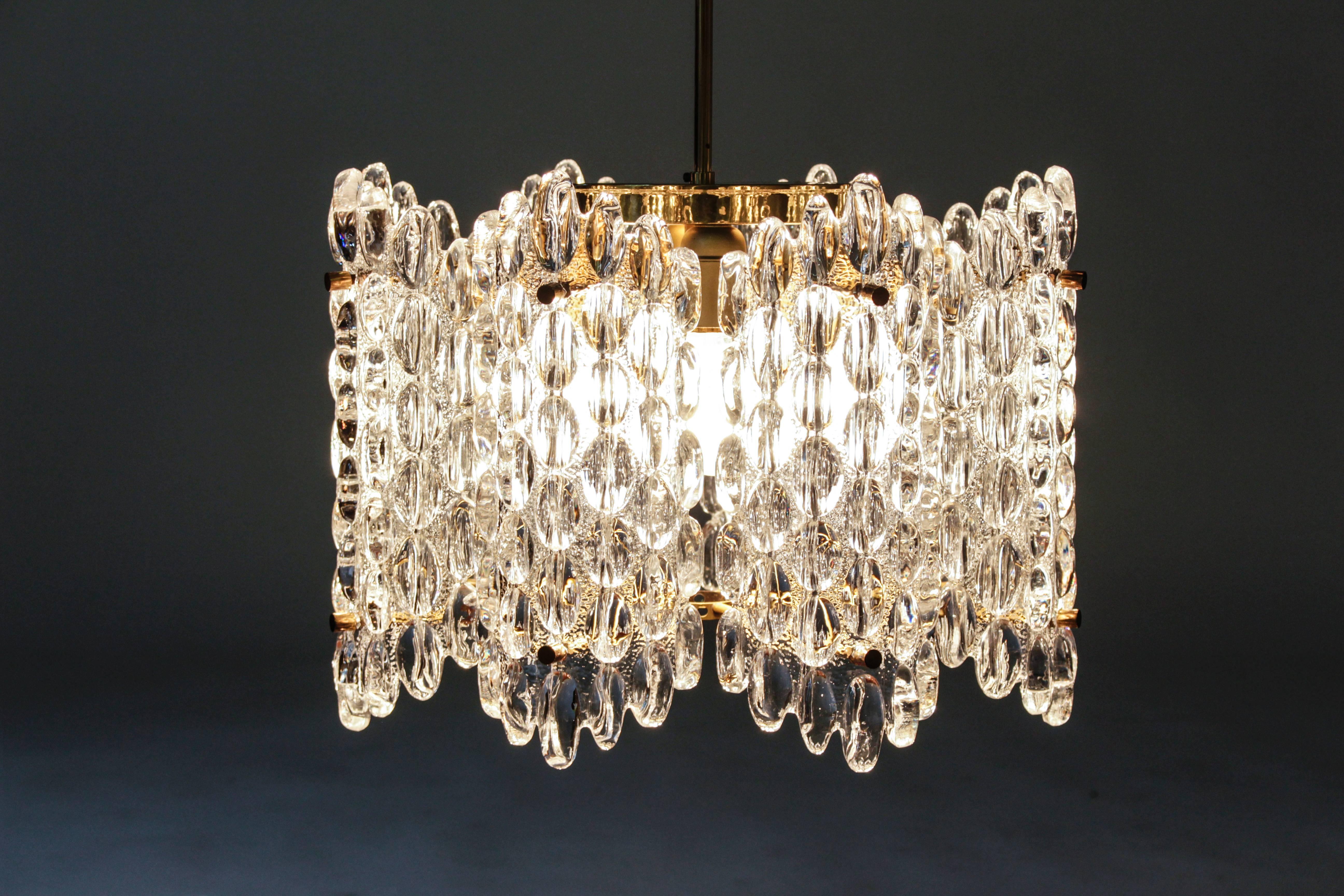 Chandeliers by Carl Fagerlund for Orrefors In Excellent Condition In Karlstad, SE