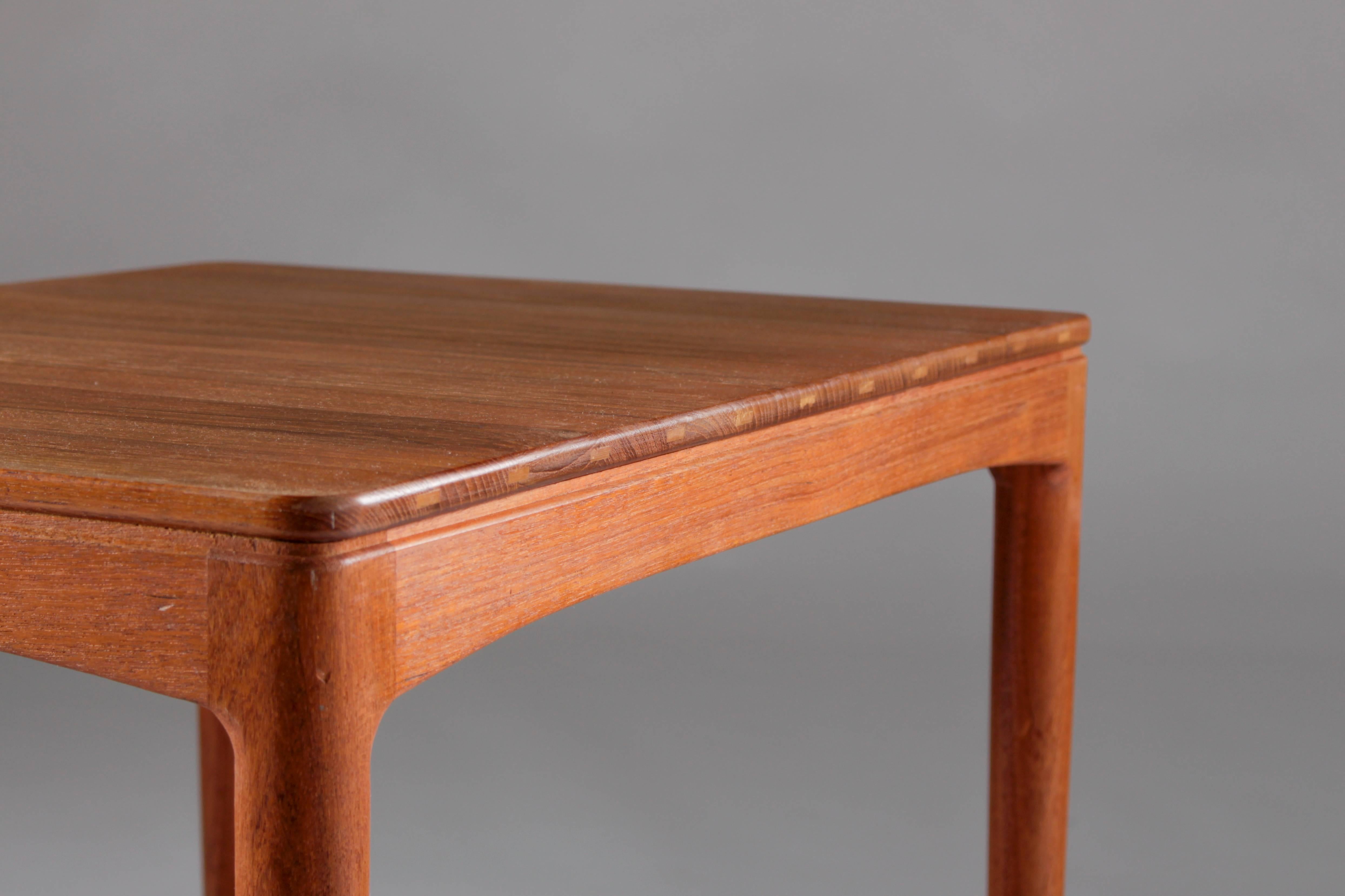 Teak Pair of Side Tables 