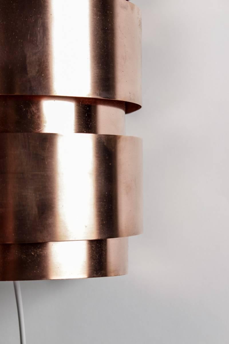 Set of Four Sconces in Copper by Hans-Agne Jakobsson In Good Condition In Karlstad, SE
