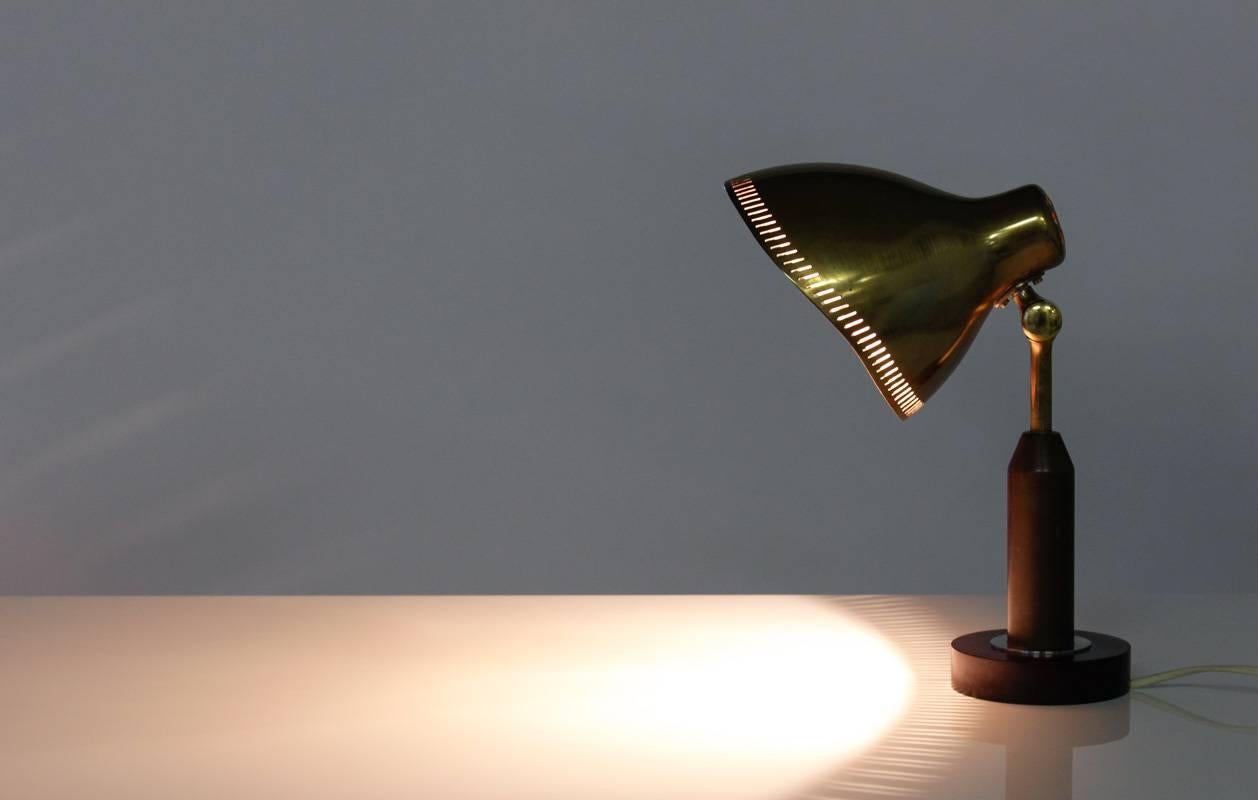 Table Lamp in Brass by Hans Bergström 3
