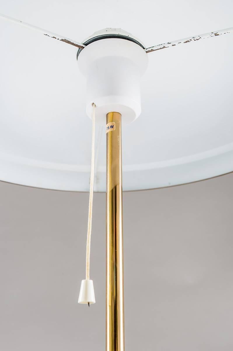 Swedish Floor Lamp in Brass by Eje Ahlgren for Bergboms