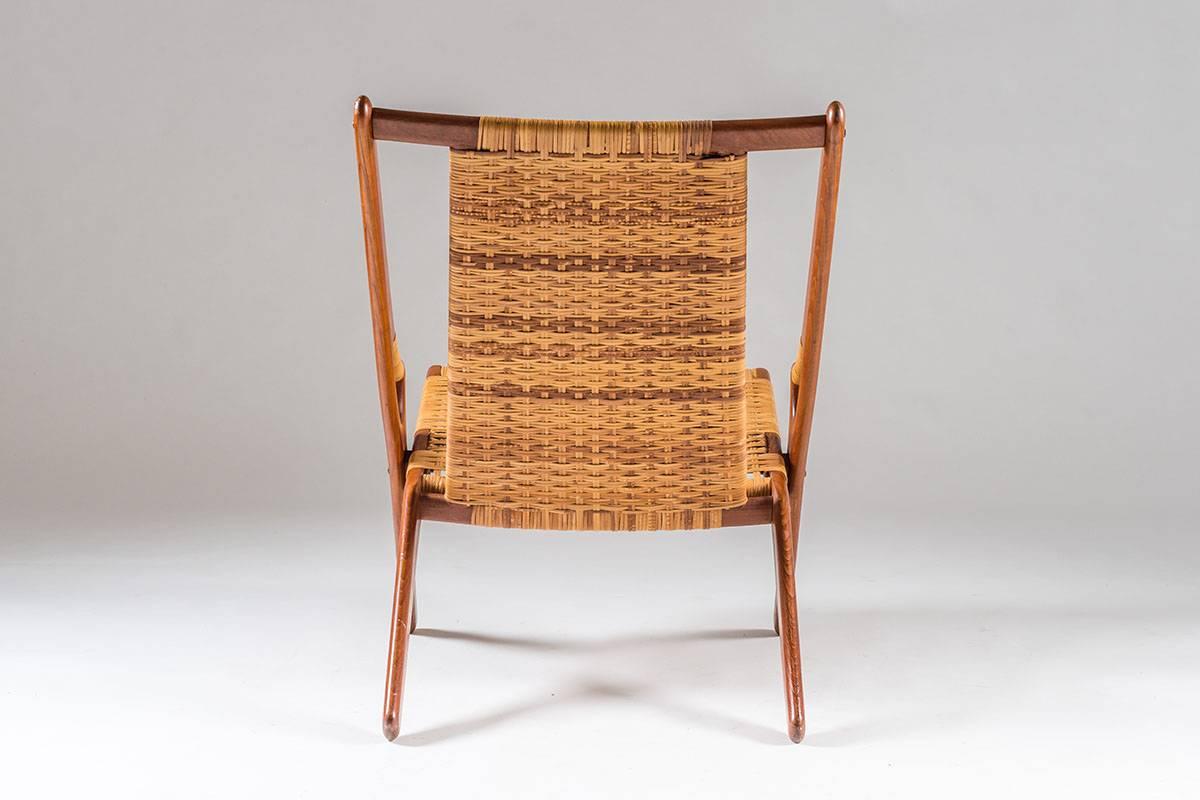Mid-Century Modern Danish Easy Chair by Arne Hovmand-Olsen Model 300