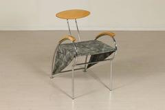 Group of Six 'Velox' Metal and Beech Chairs by Massimo Iosa Ghini for Moroso