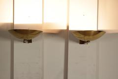 Group 14 Halogen Wall Lamps by Walter Schnepel for Tecnolumen Teak Brass Vintage