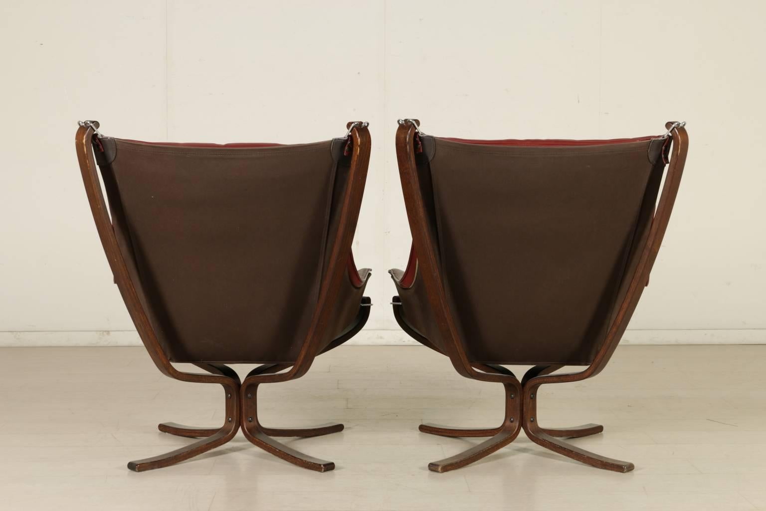 Two Frau Armchairs Bentwood Fabric Foam Leather Vintage, Italy, 1980s 3