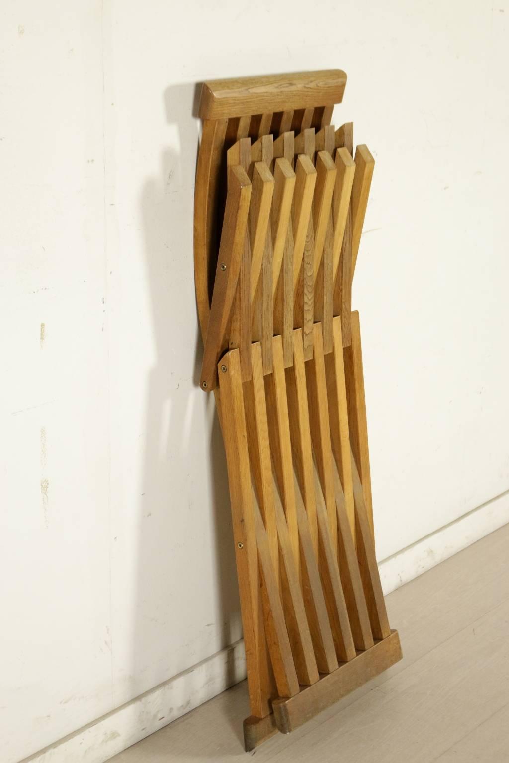 folding oak chairs