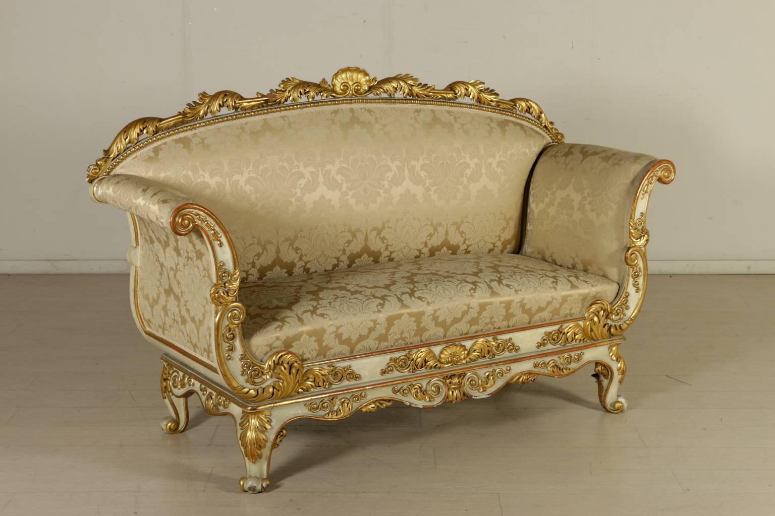 Early 19th Century Sitting Room Manufactured in Brescia, Italy 3