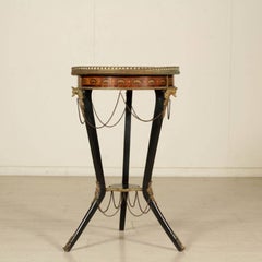 Napoleon III Coffee Table Rosewood Veneer Ebonized Wood France