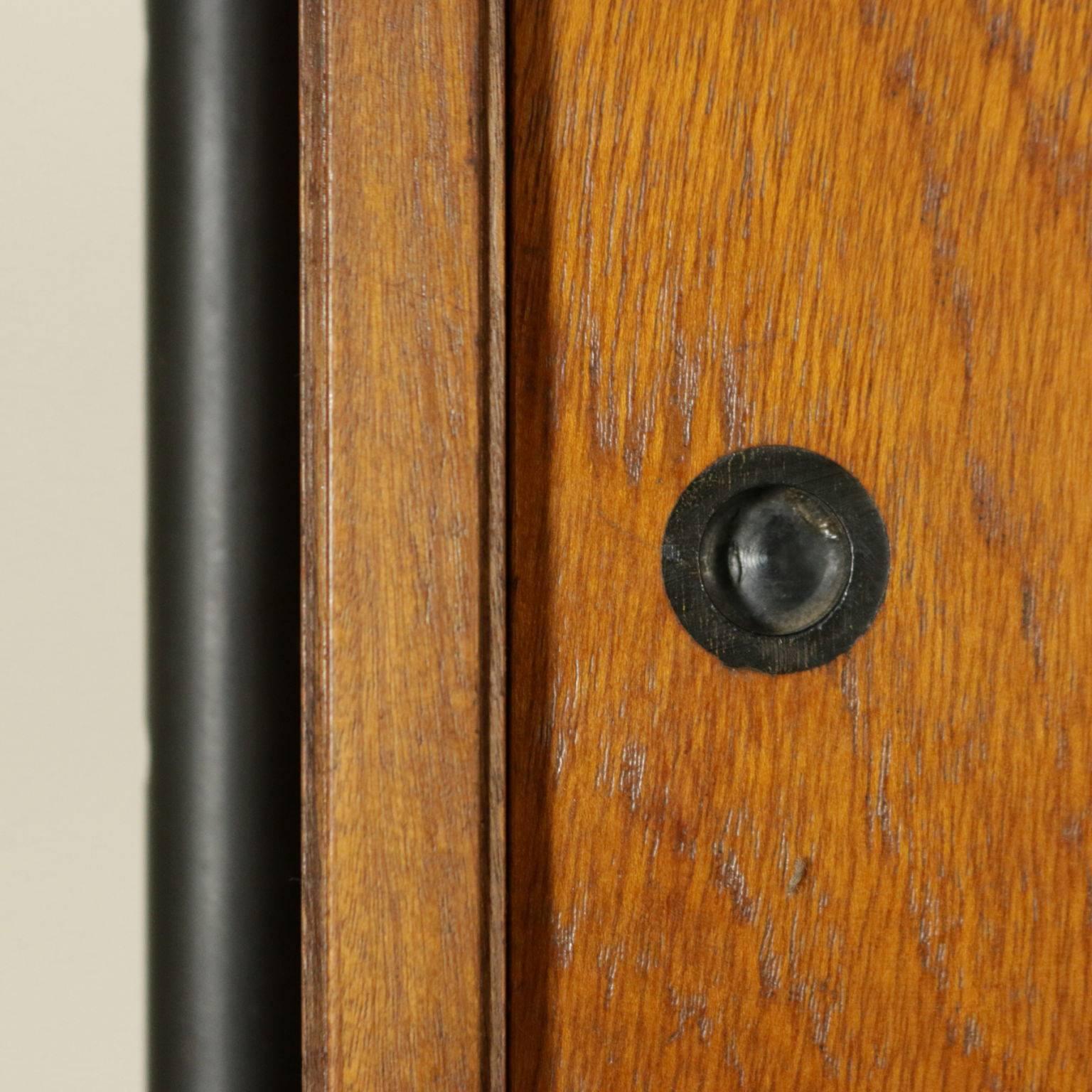 Bookcase Adjustable Elements Teak Veneer Vintage, Italy, 1960s 2