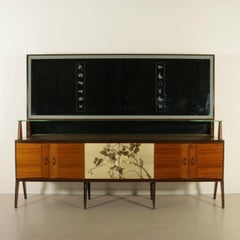 Buffet en placage de bois de rose La Permanente Mobili Cantù Vintage, Italie, années 1950