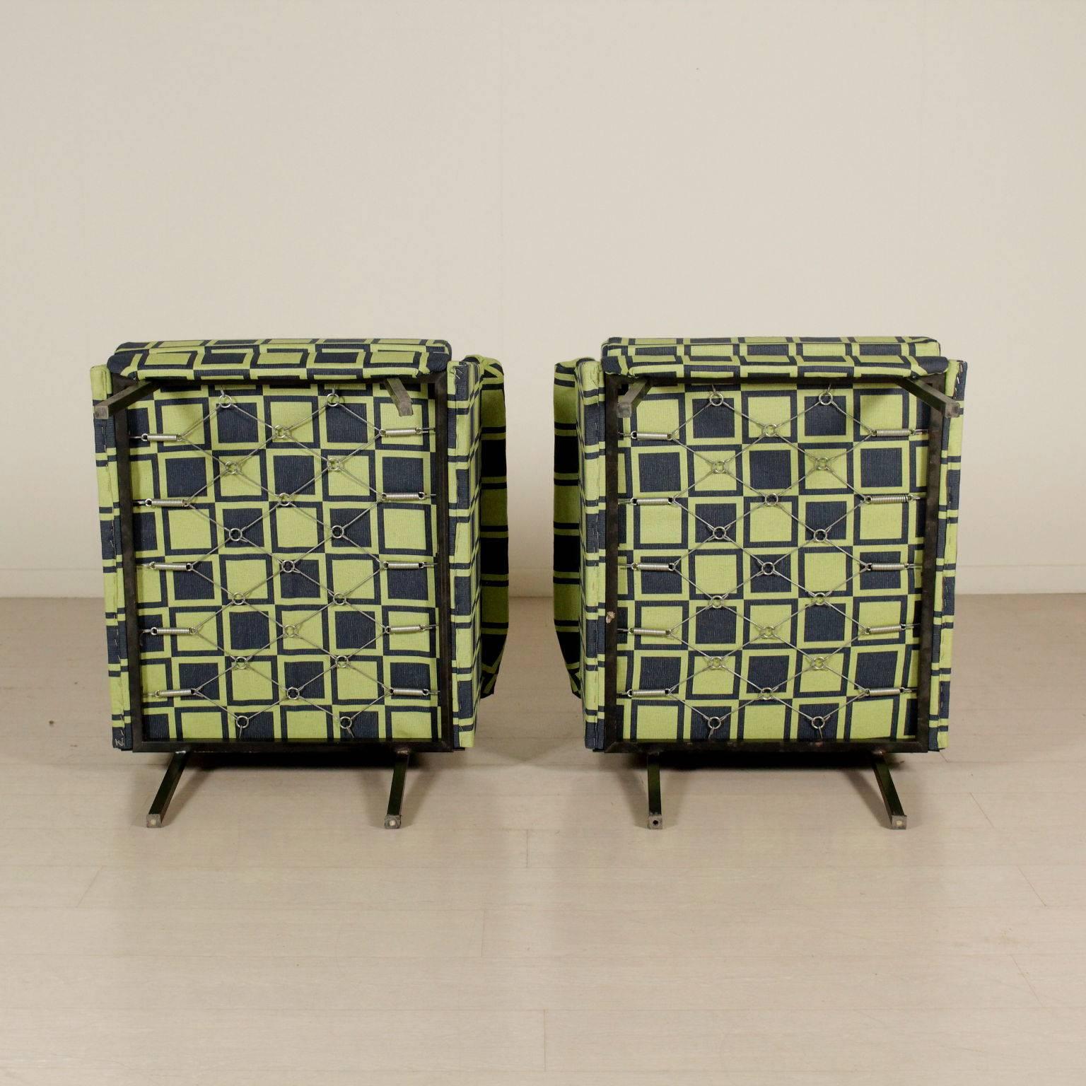 Pair of Armchairs Vintage Manufactured in Italy, 1960s 1