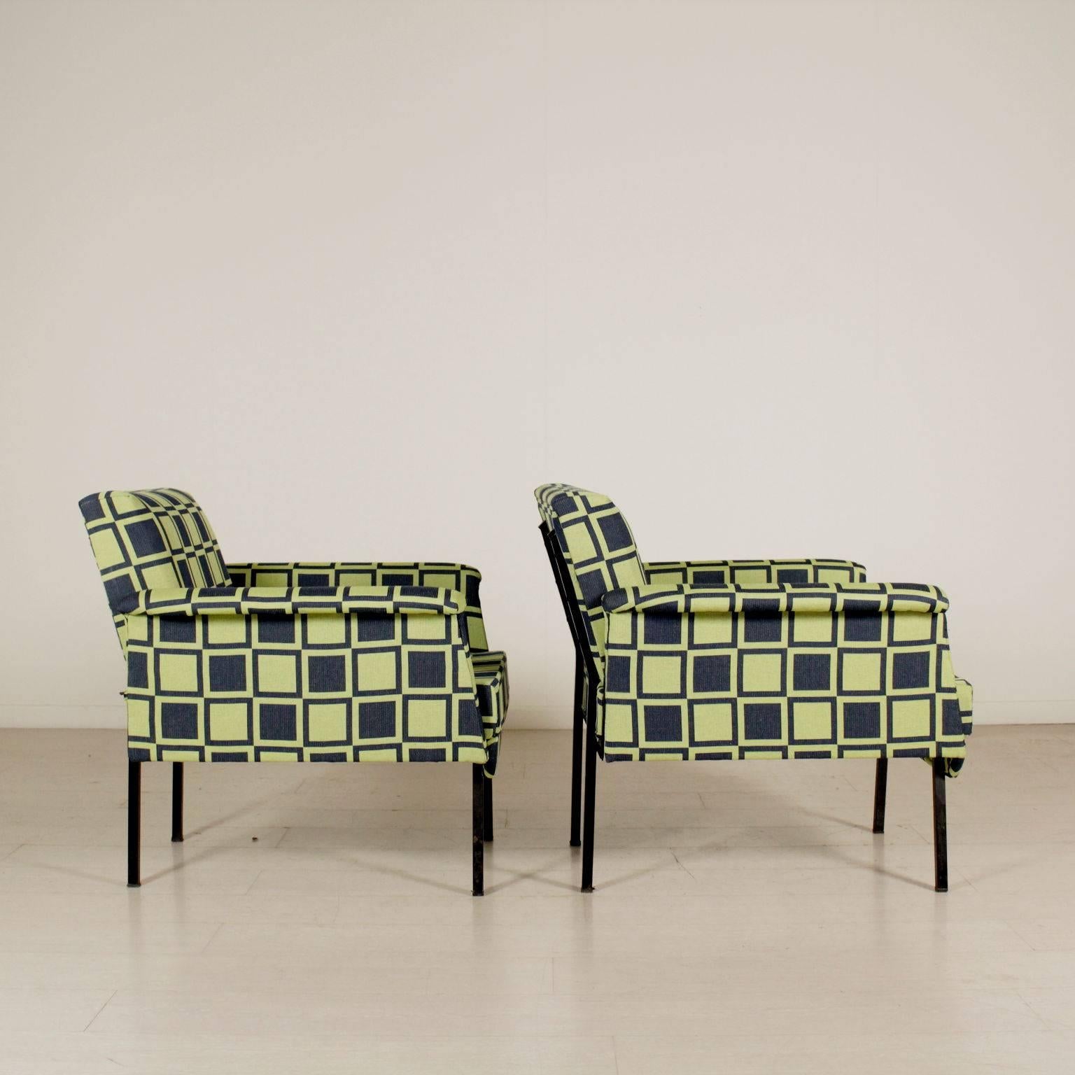 Pair of Armchairs Vintage Manufactured in Italy, 1960s 2