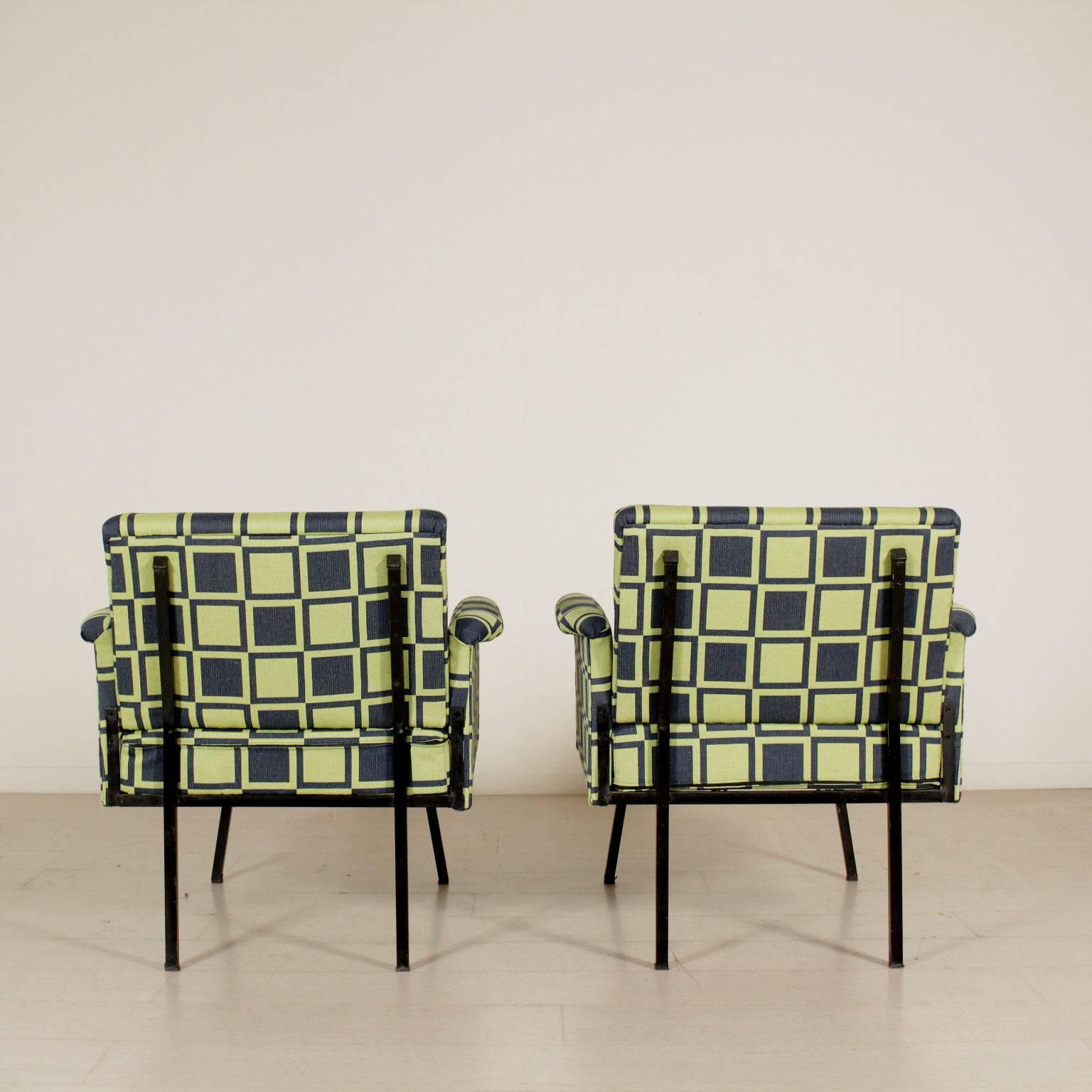 Pair of Armchairs Vintage Manufactured in Italy, 1960s 3