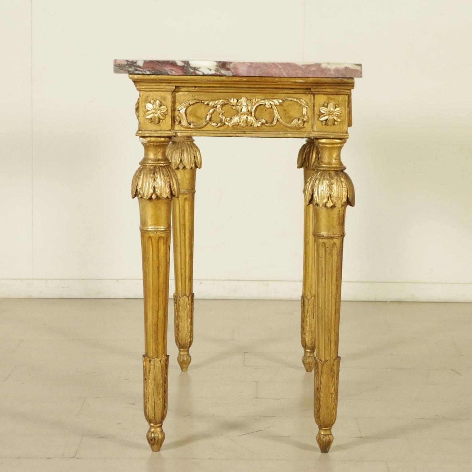 Antique Dressing Table Manufactured in Italy, 18th Century 3