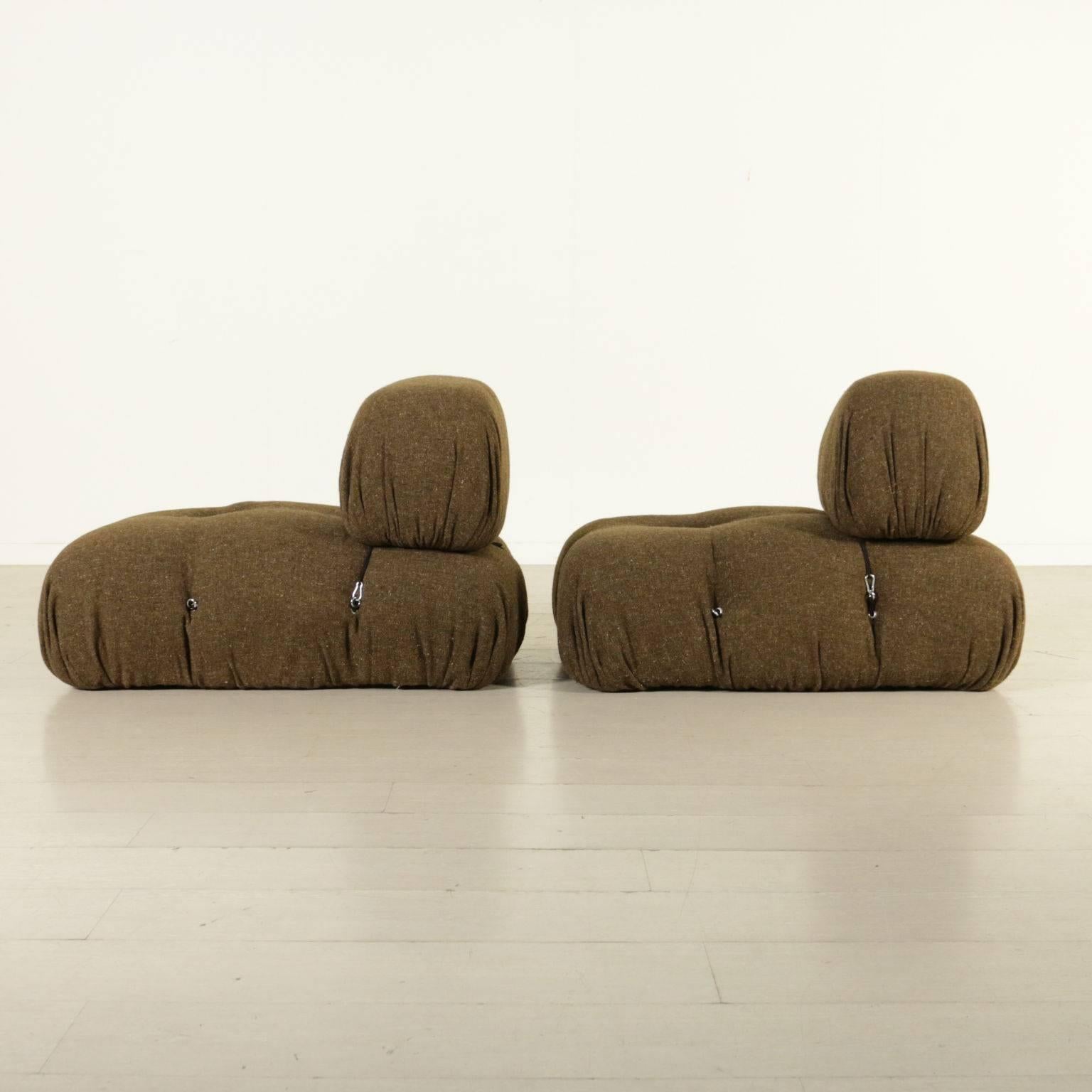 Pair of Armchairs Designed by Mario Bellini 3