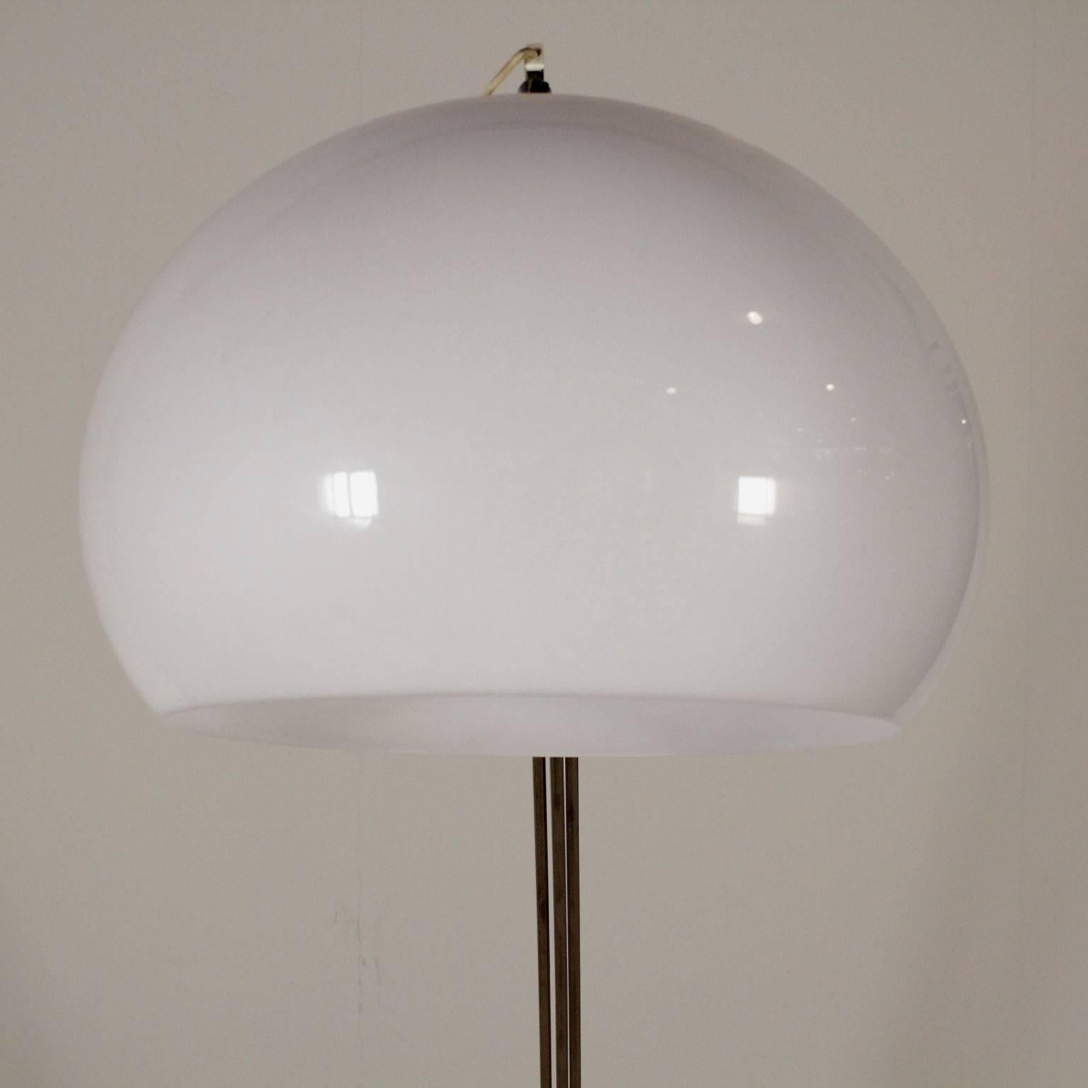 Extensible Floor Lamp Metal Chromed Aluminium Vintage, Italy, 1960s In Good Condition In Milano, IT