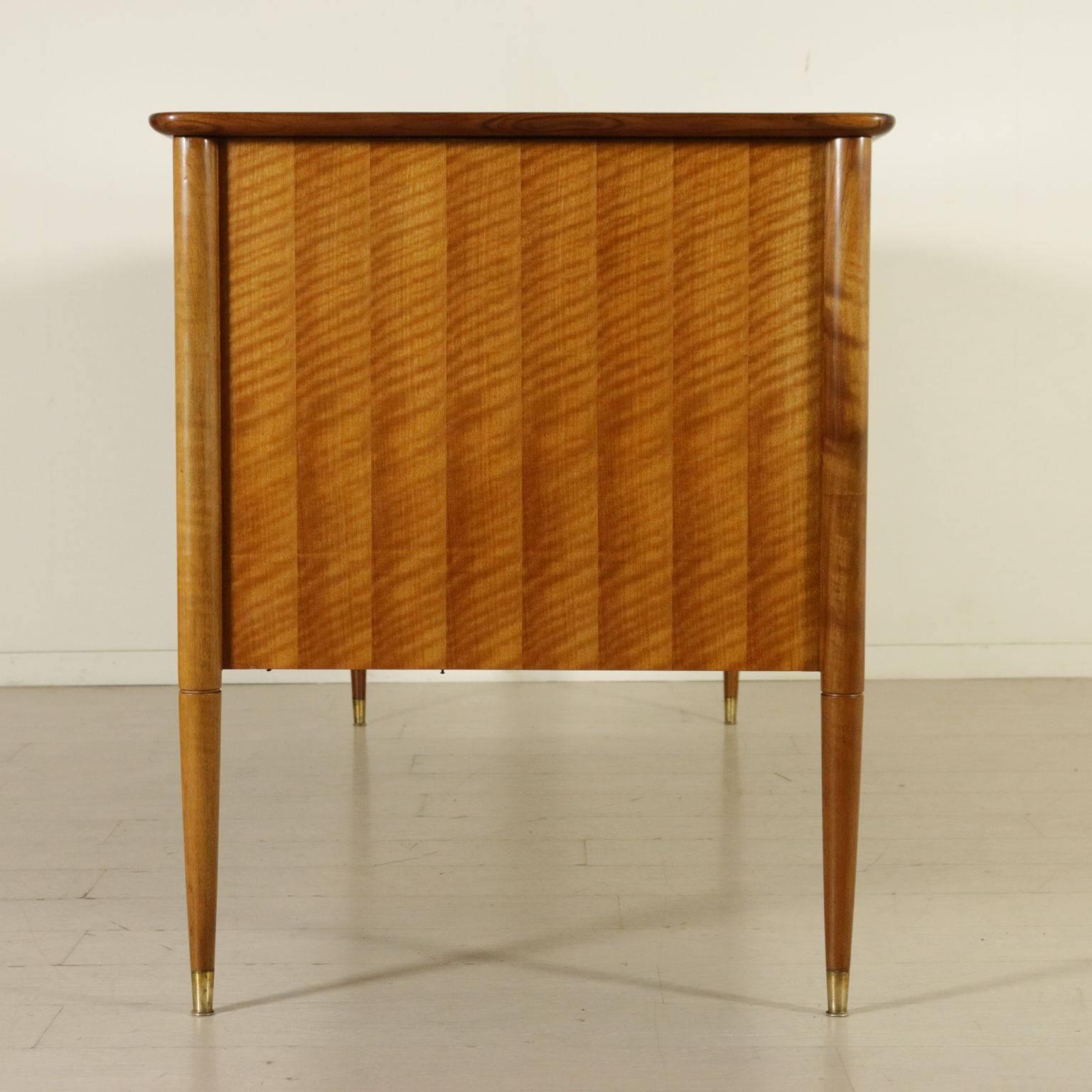 Furniture by Paolo Buffa for Arrighi Stefano Mahogany Veneer Vintage, 1950s 4