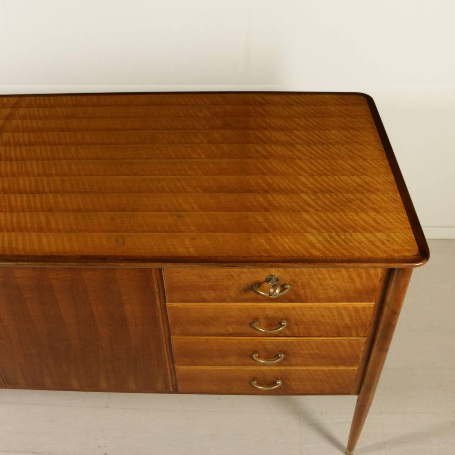 Furniture by Paolo Buffa for Arrighi Stefano Mahogany Veneer Vintage, 1950s 3