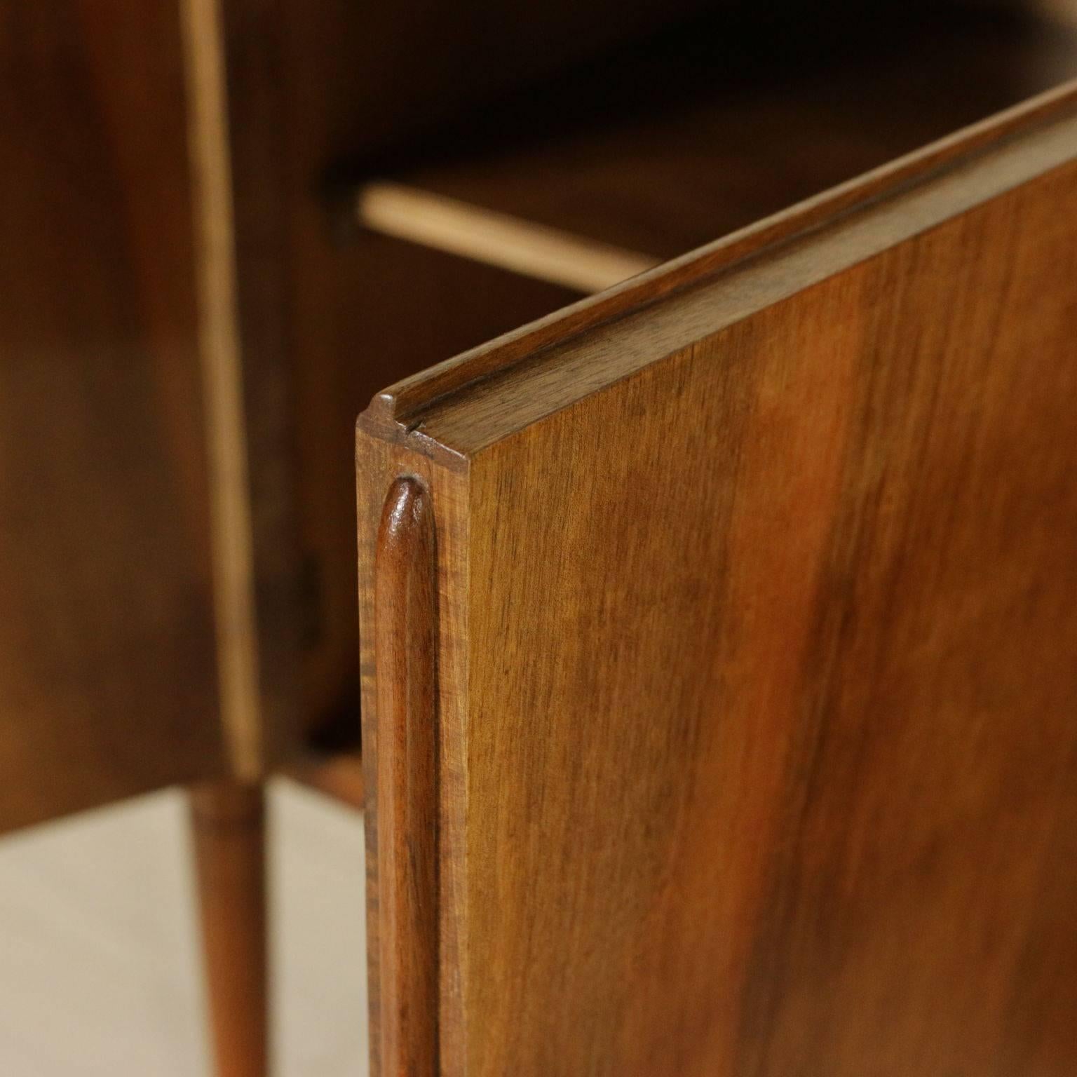 Mid-20th Century Furniture by Paolo Buffa for Arrighi Stefano Mahogany Veneer Vintage, 1950s