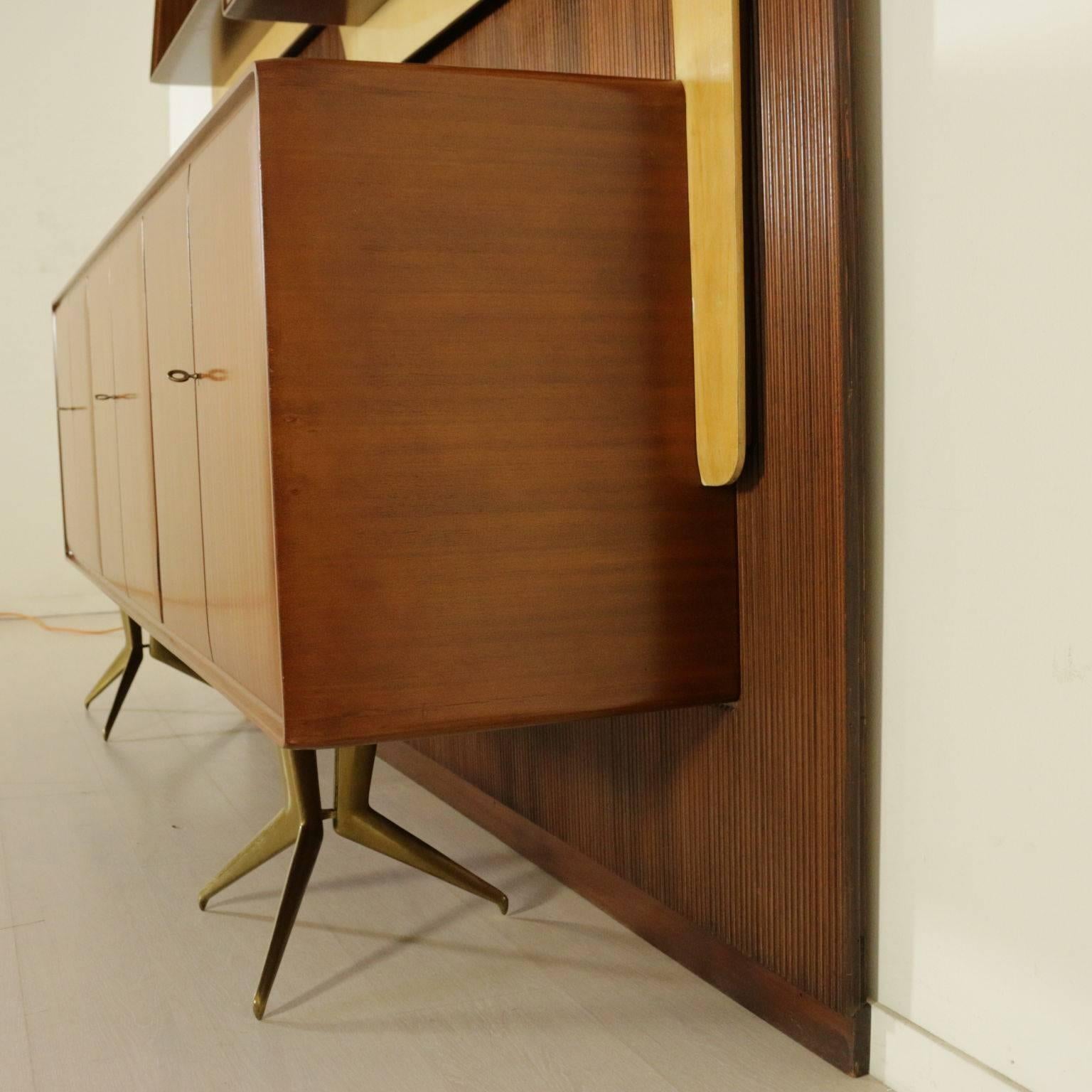 Piece of Furniture Designed by Gambarelli Mahogany Vintage, Italy, 1958 1