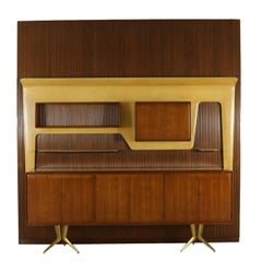 Piece of Furniture Designed by Gambarelli Mahogany Vintage, Italy, 1958
