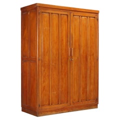 1940s Cherry Wood Wardrobe