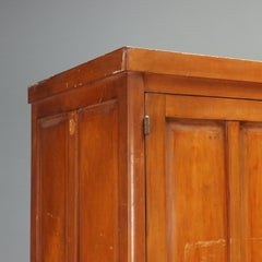 1940s Cherry Wood Wardrobe