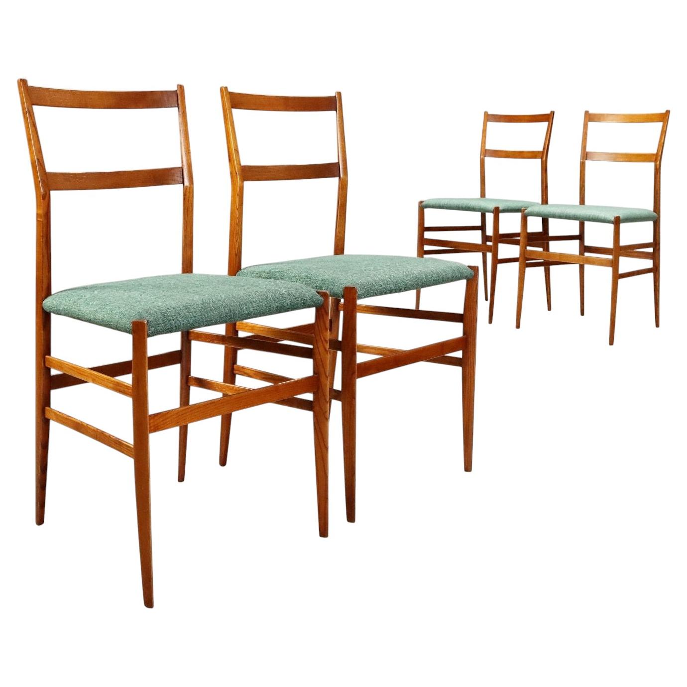 Four "699 Superleggera" Chairs by Gio Ponti, 1960s For Sale